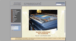 Desktop Screenshot of creasound.net